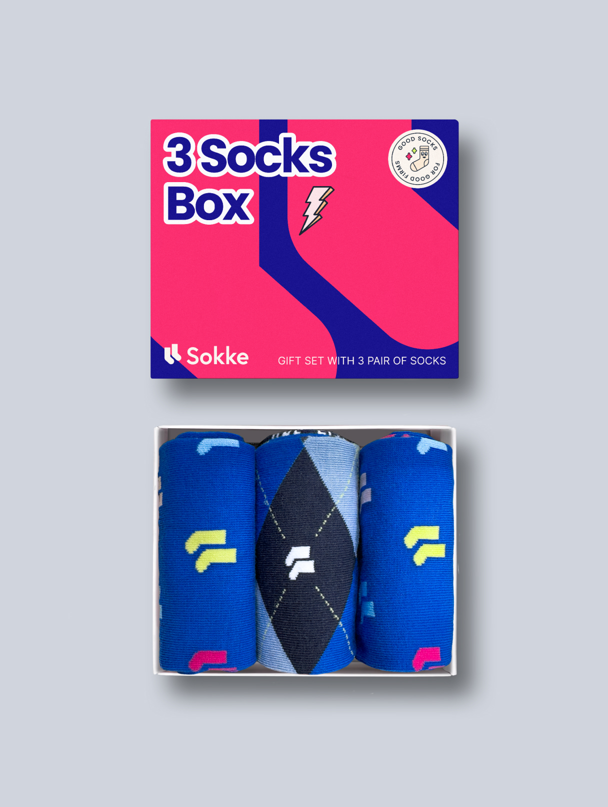 3er-Sockenbox